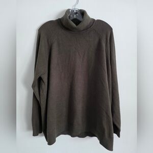 NWT ROOTS | Bowen Sweater Turtleneck Forest Green Sz XL